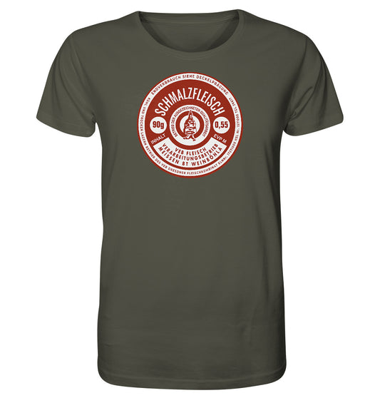 ORGANIC BIO SHIRT UNISEX • SCHMALZFLEISCH - VEB FLEISCH MEISSEN KONSERVE