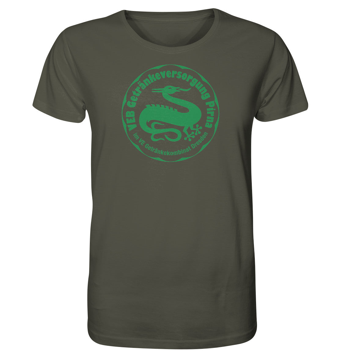 ORGANIC BIO SHIRT UNISEX • VEB GETRÄNKEVERSORGUNG PIRNA, KOMBINAT DRESDEN