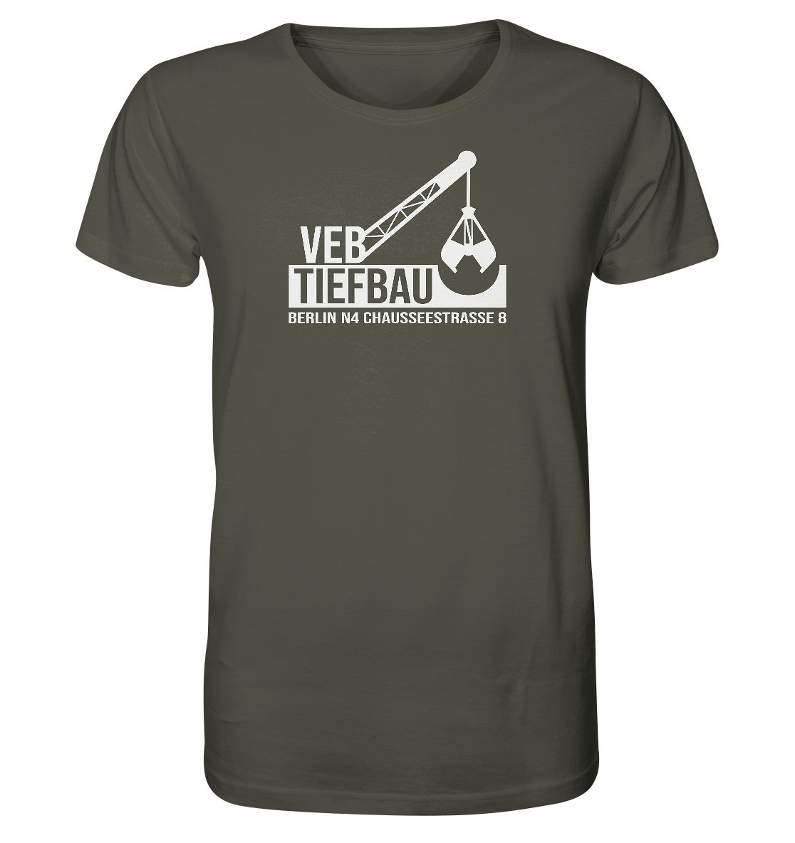 ORGANIC BIO SHIRT UNISEX • VEB TIEFBAU BERLIN