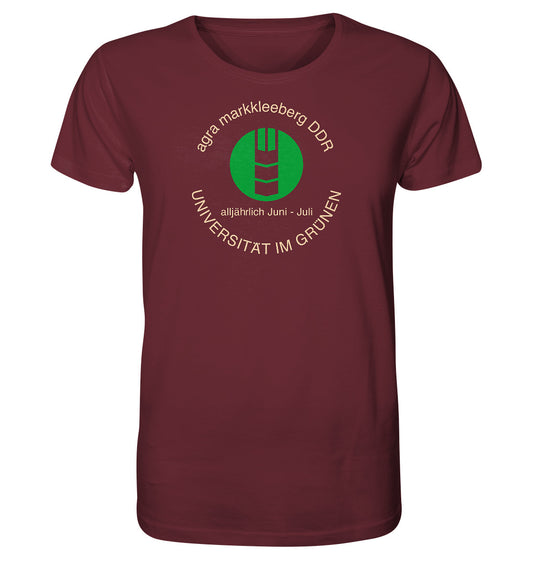ORGANIC BIO SHIRT UNISEX • AGRA MARKKLEEBERG DDR
