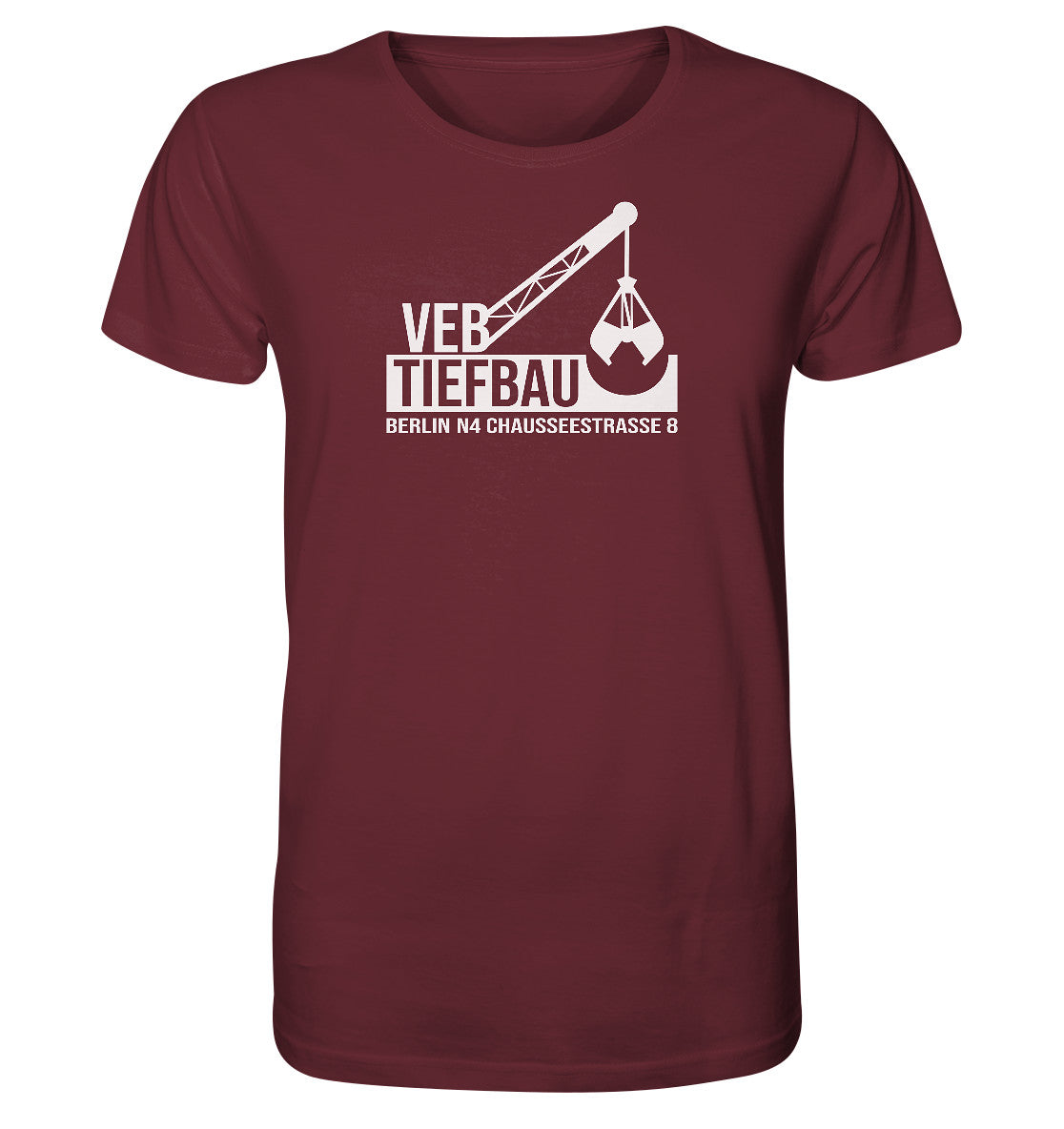 ORGANIC BIO SHIRT UNISEX • VEB TIEFBAU BERLIN