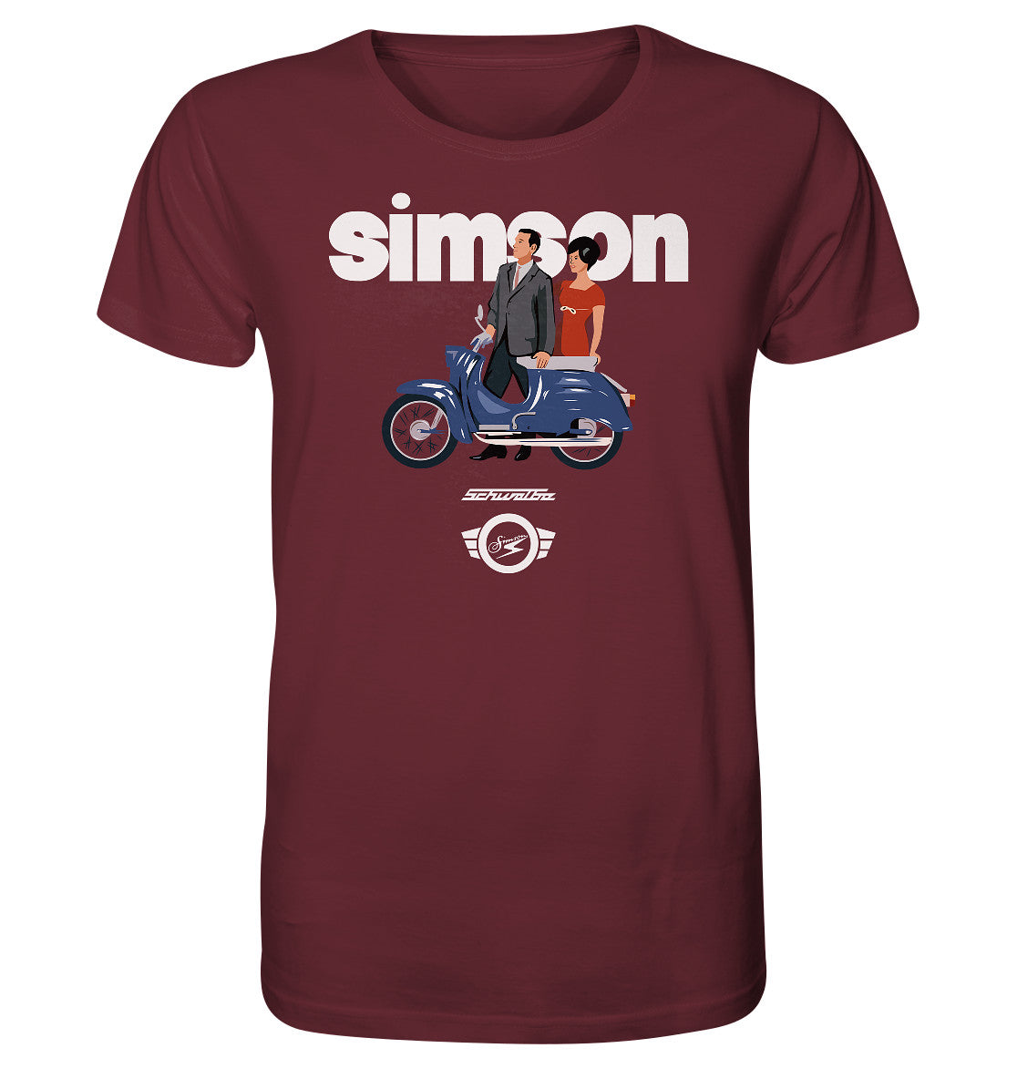ORGANIC BIO SHIRT UNISEX • SIMSON SCHWALBE - ORIGINAL WERBUNG 1964