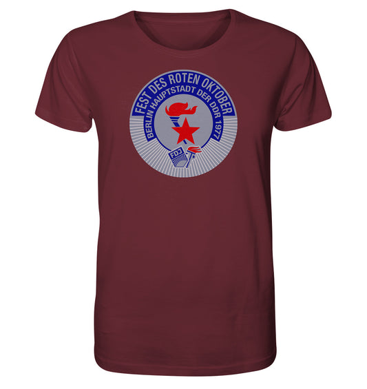 ORGANIC BIO SHIRT UNISEX • FEST DES ROTEN OKTOBER 1977