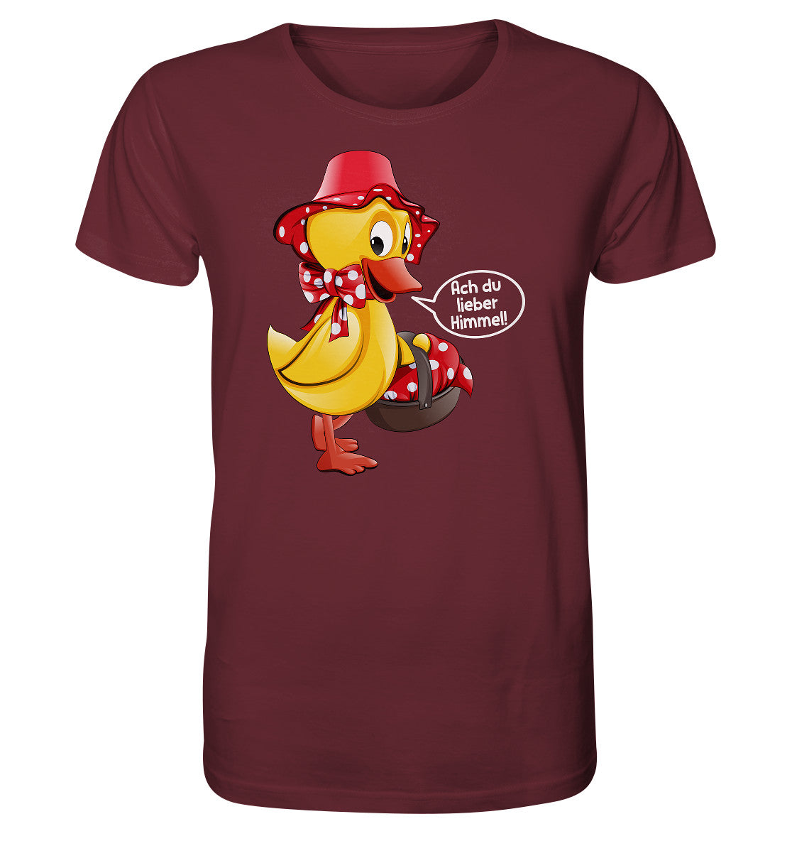 ORGANIC BIO SHIRT UNISEX • UNSER SANDMÄNNCHEN - SCHNATTERINCHEN - ACH DU LIEBER HIMMEL!
