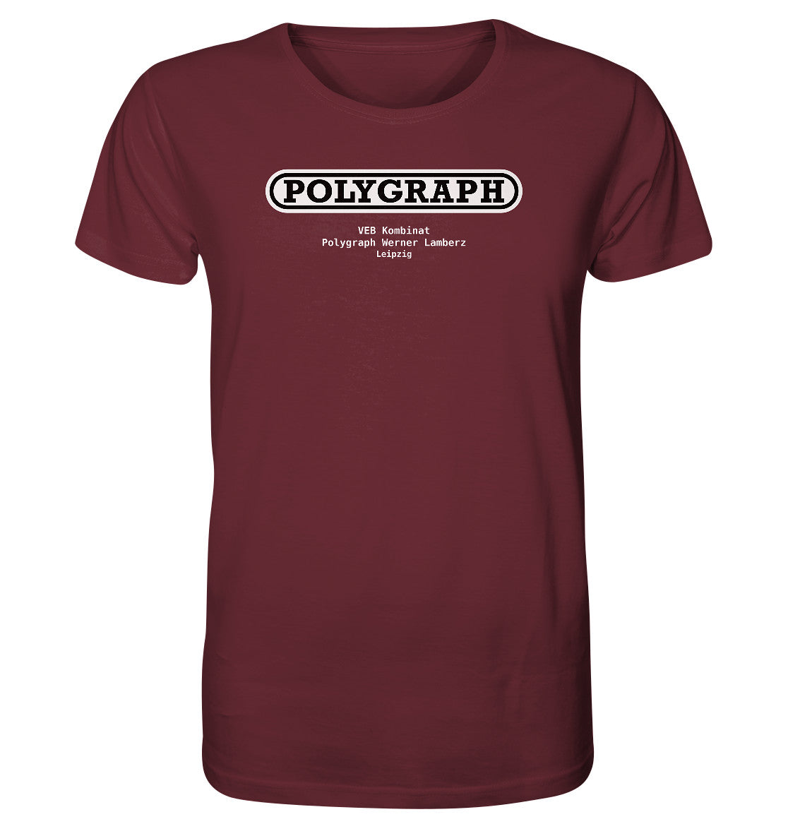 ORGANIC BIO SHIRT UNISEX • VEB POLYGRPH WERNER LAMBERZ LEIPZIG