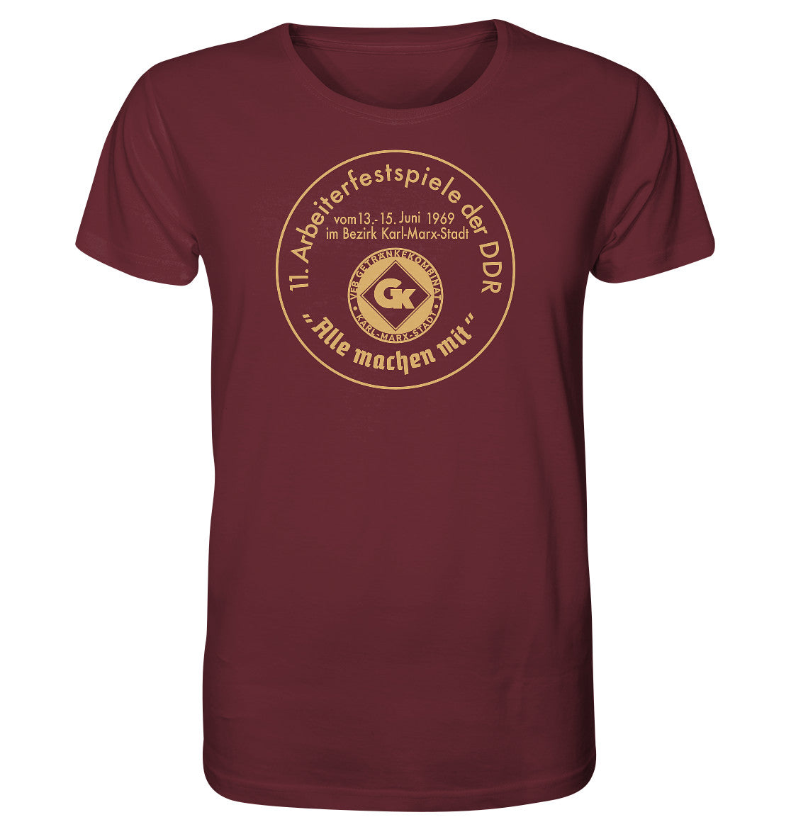 ORGANIC BIO SHIRT UNISEX • ARBEITERFESTSPIELE KARL-MARX-STADT