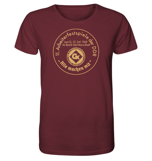 ORGANIC BIO SHIRT UNISEX • ARBEITERFESTSPIELE KARL-MARX-STADT