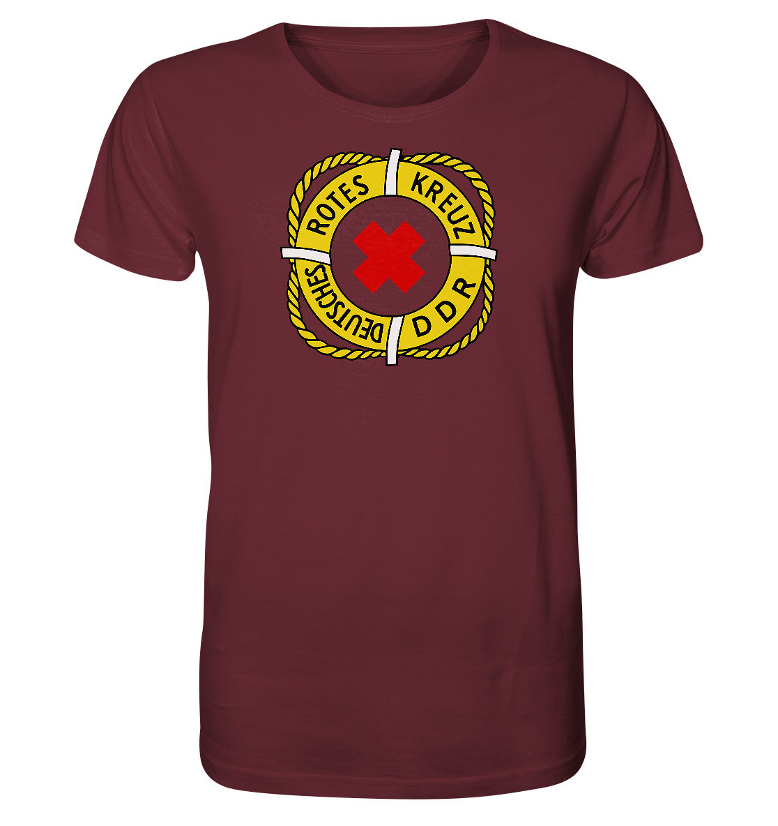 ORGANIC BIO SHIRT UNISEX • DEUTSCHES ROTES KREUZ DDR RETTUNG