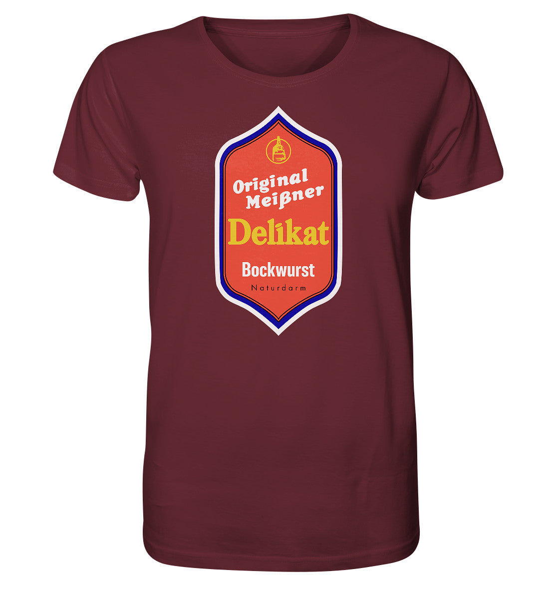ORGANIC BIO SHIRT UNISEX • MEISSNER DELIKAT BOCKWURST