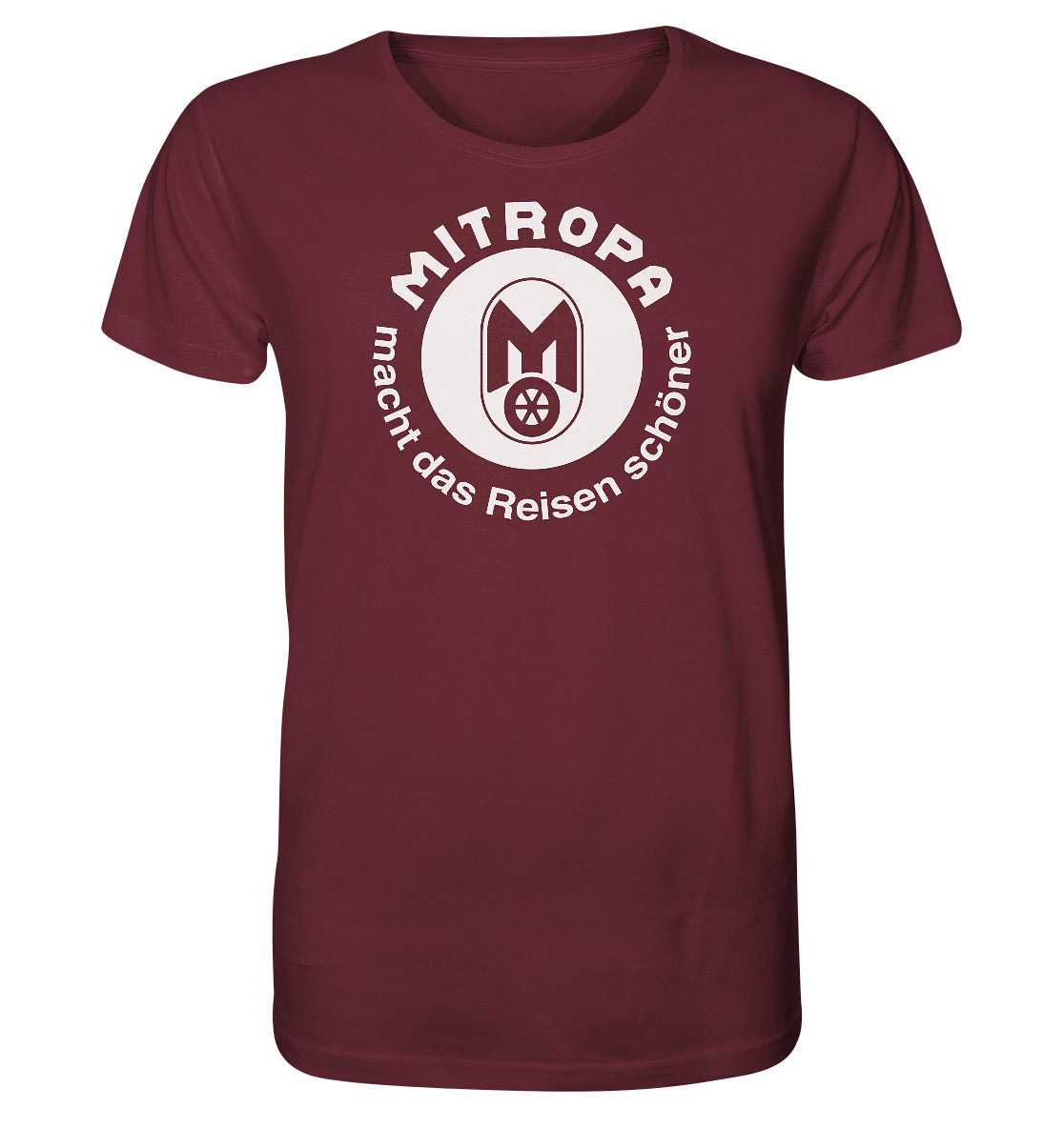 ORGANIC BIO SHIRT UNISEX • MITROPA MACHT DAS REISEN SCHÖNER - dunkel