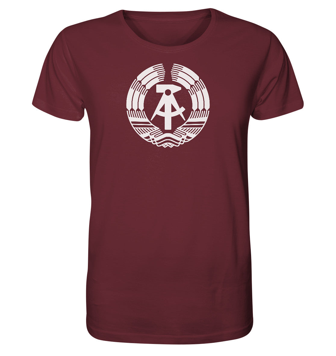 ORGANIC BIO SHIRT UNISEX • DDR LOGO monochrom