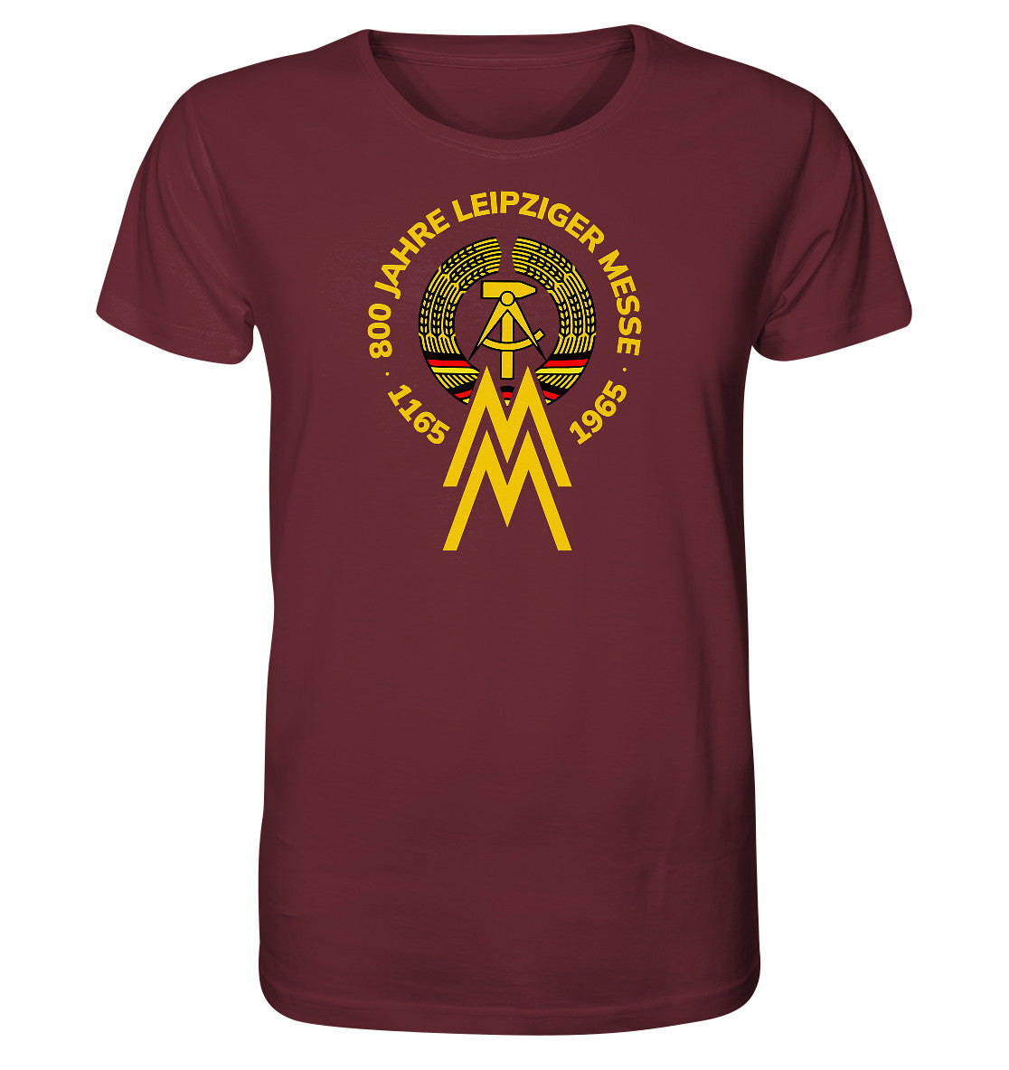 ORGANIC BIO SHIRT UNISEX • 800 JAHRE LEIPZIGER MESSE 1965