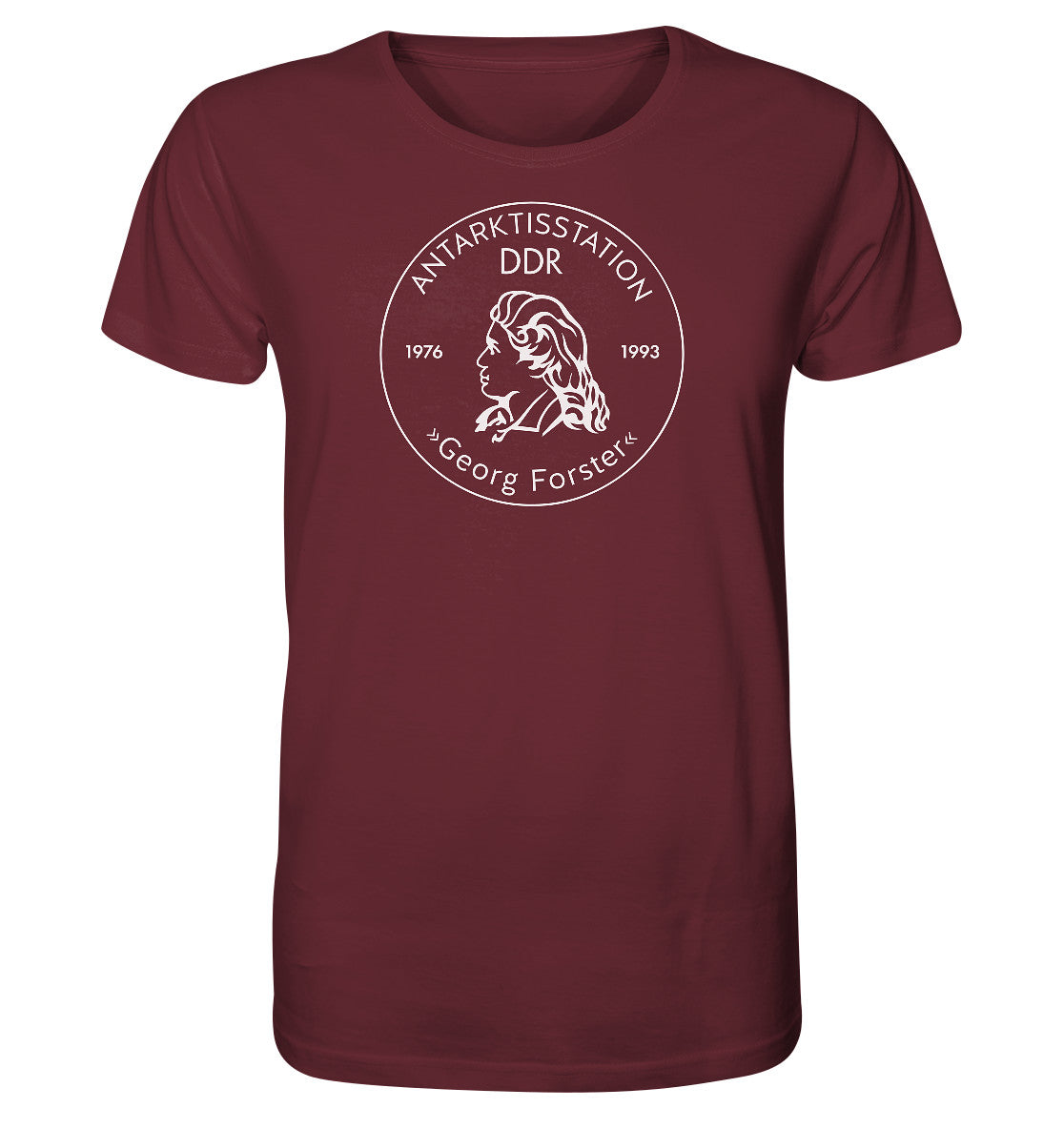 ORGANIC BIO SHIRT UNISEX • ANTARKTISFORSCHUNG DER DDR - GEORG FORSTER