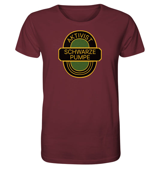 ORGANIC BIO SHIRT UNISEX • AKTIVIST SCHWARZE PUMPE