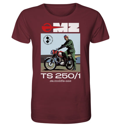 ORGANIC BIO SHIRT UNISEX • MZ TS 250 (ORIGINAL DDR-PLAKAT)