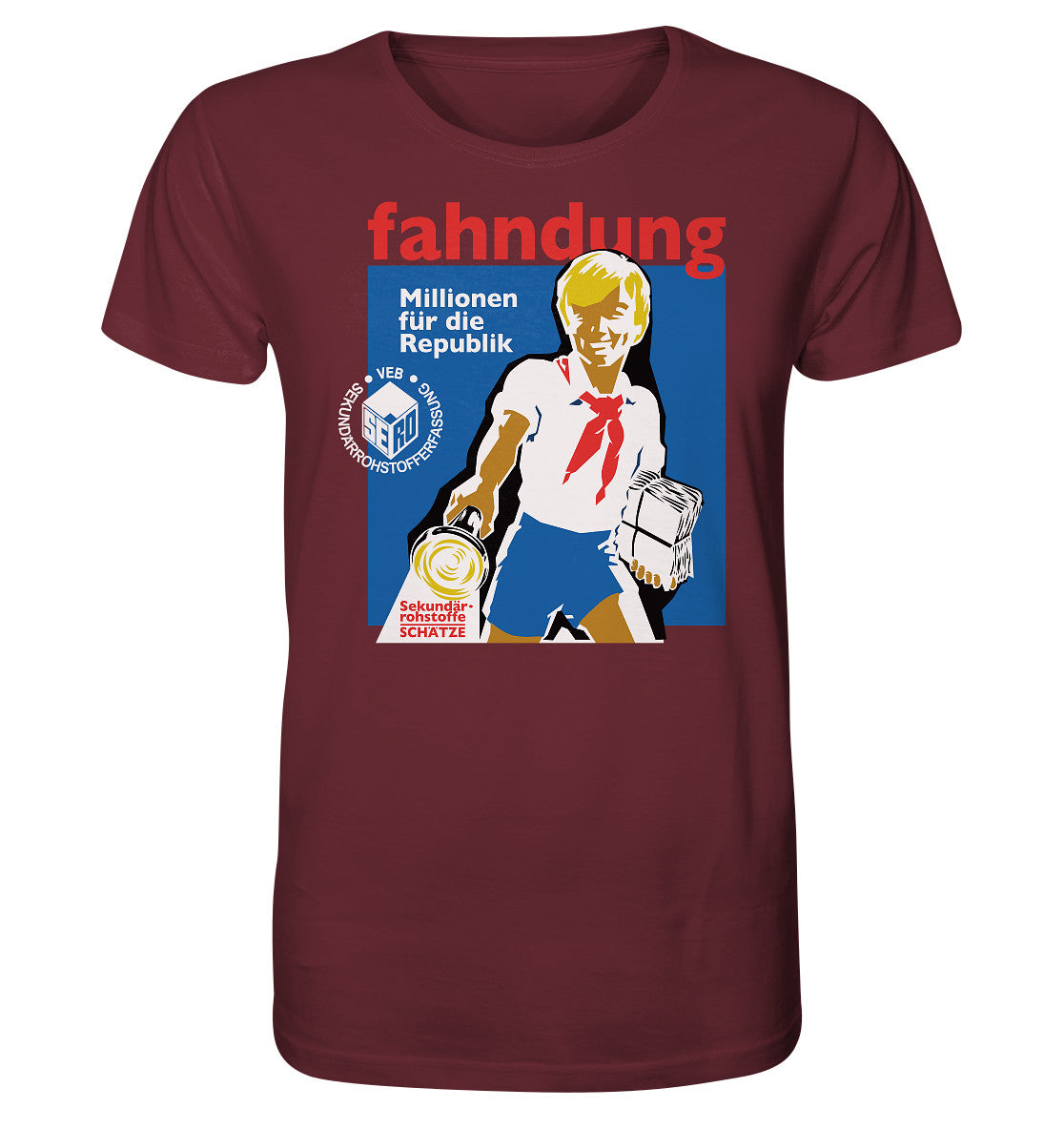 ORGANIC BIO SHIRT UNISEX • SERO - FAHNDUNG SEKUNDÄRROHSTOFFE