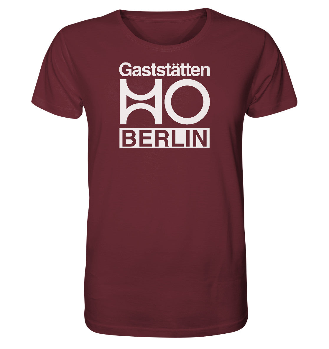 ORGANIC BIO SHIRT UNISEX • HO GASTSTÄTTEN BERLIN