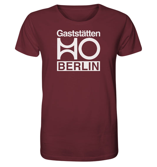 ORGANIC BIO SHIRT UNISEX • HO GASTSTÄTTEN BERLIN