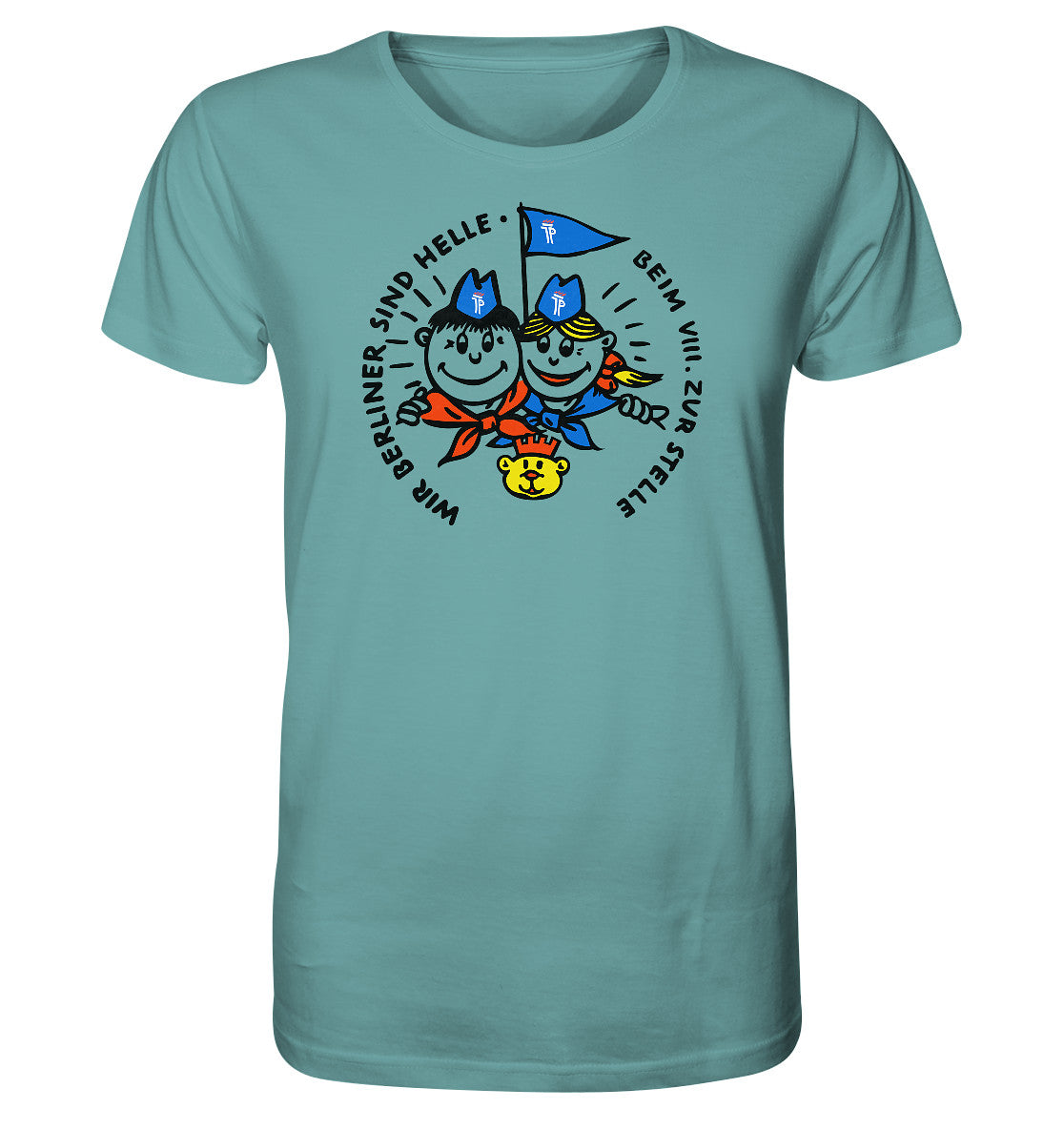 ORGANIC BIO SHIRT UNISEX • 8. PIONIERTREFFEN BERLIN