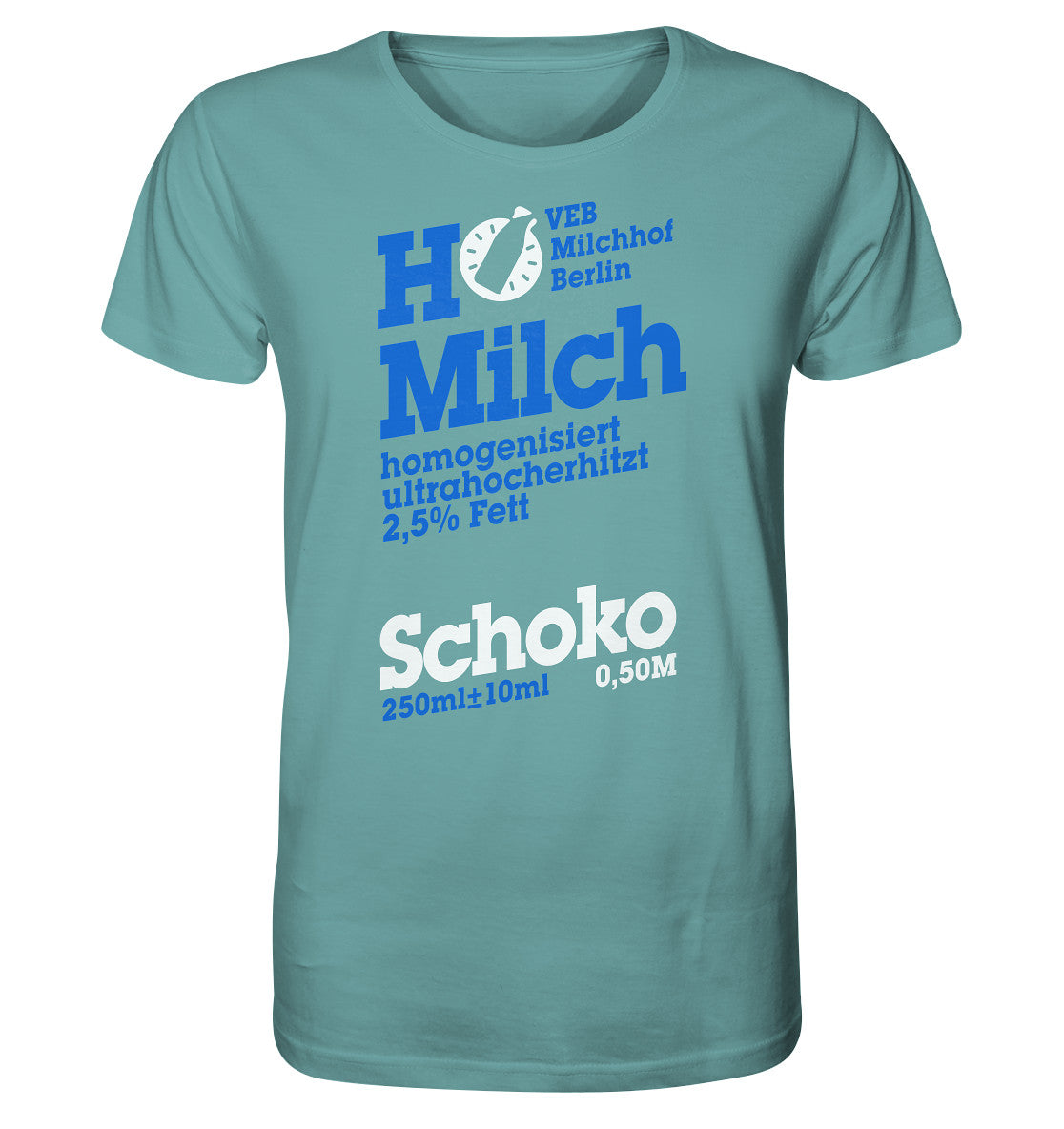 ORGANIC BIO SHIRT UNISEX • VEB MILCHHOF BERLIN - dunkel