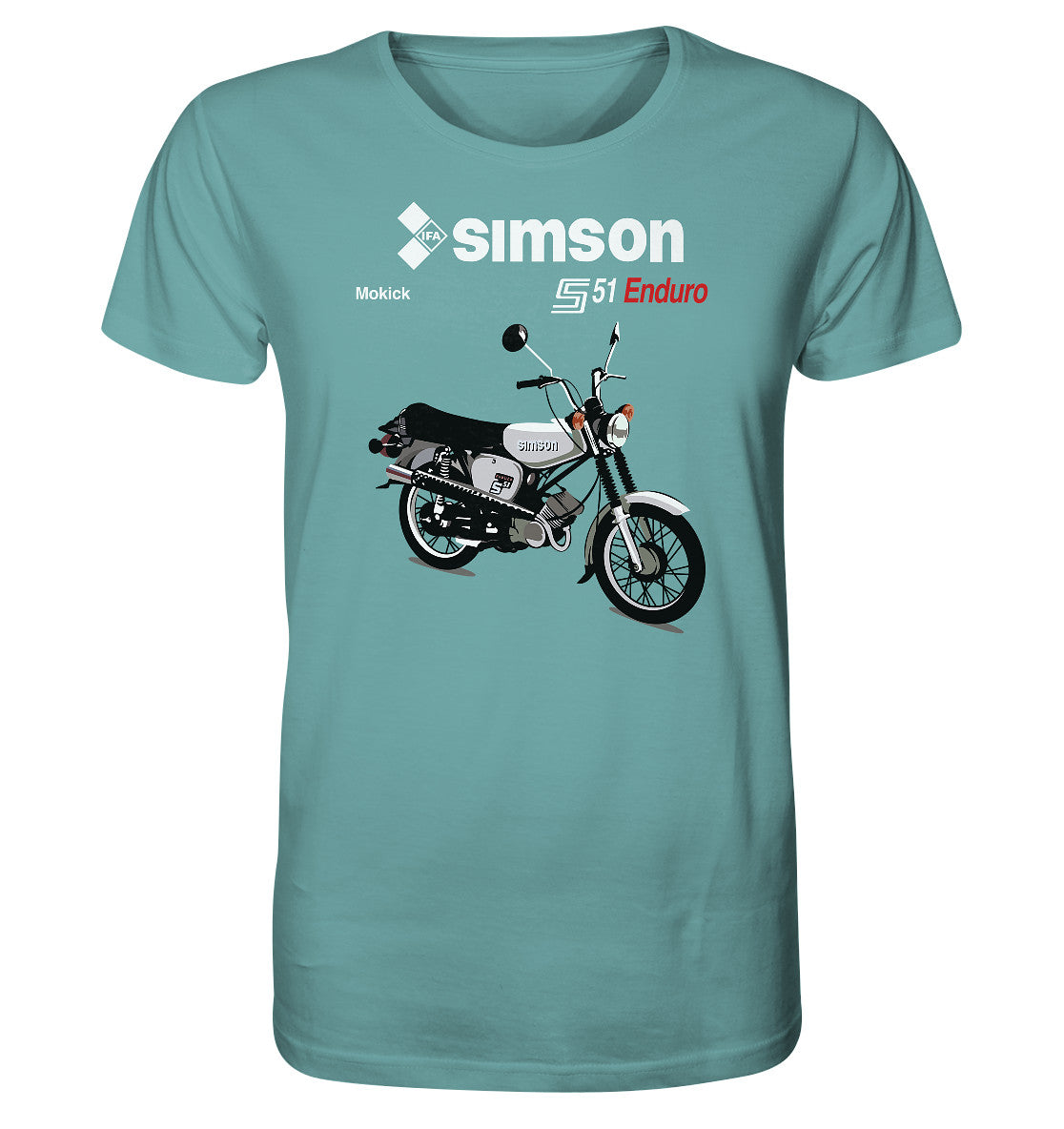 ORGANIC BIO SHIRT UNISEX • SIMSON ENDURO - ORIGINAL PROSPEKT