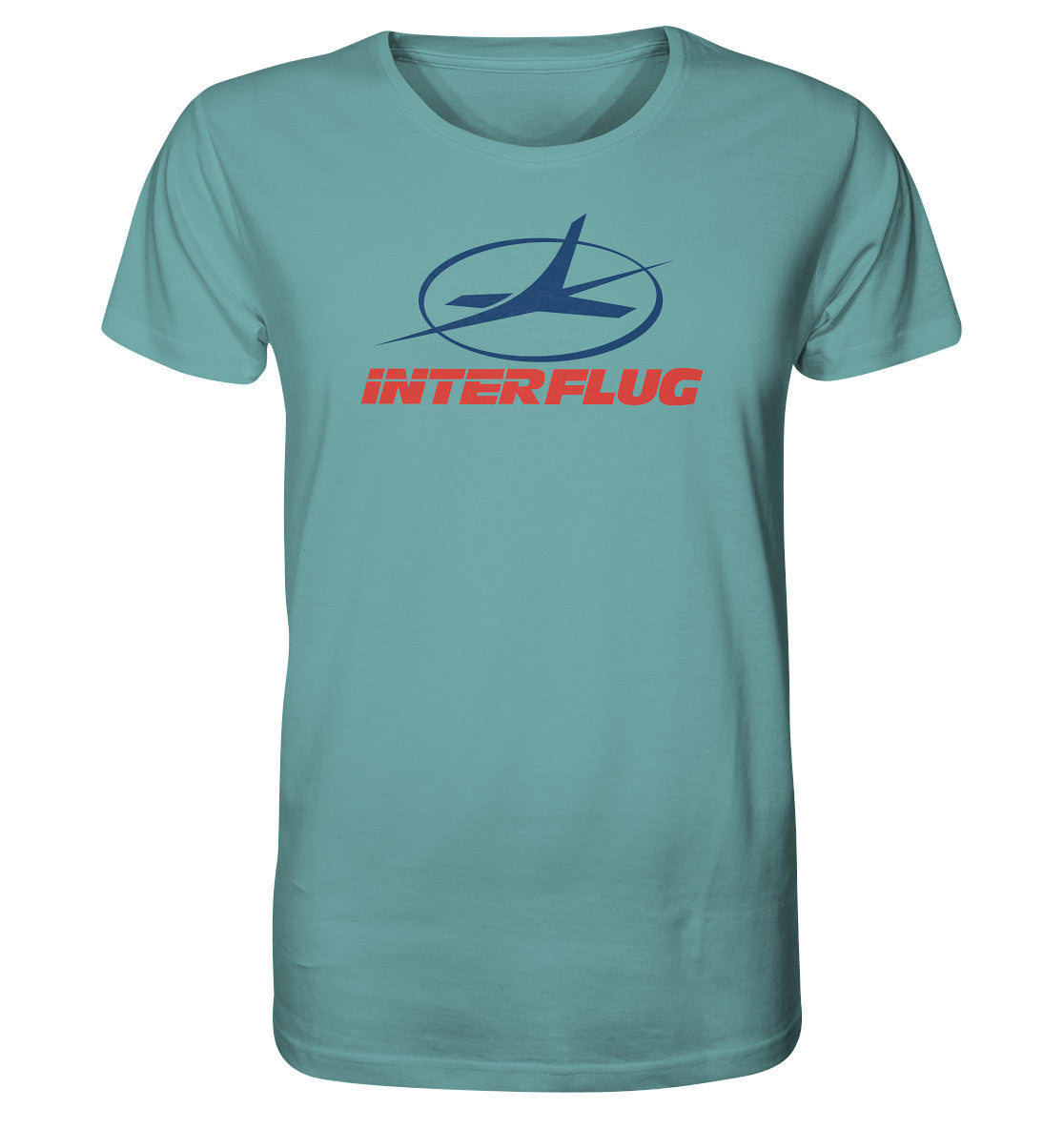 ORGANIC BIO SHIRT UNISEX • DDR INTERFLUG LOGO