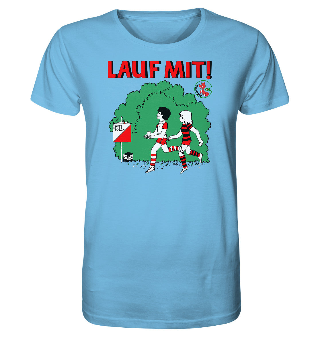 ORGANIC BIO SHIRT UNISEX • LAUF MIT - BLEIB FIT (DFF)