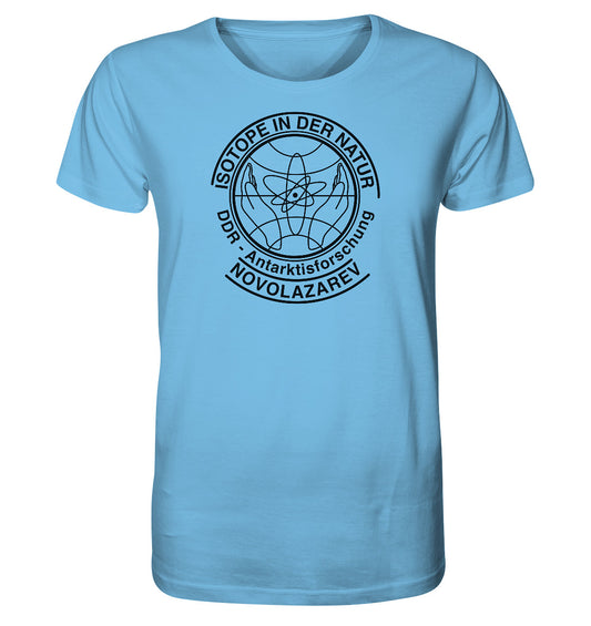 ORGANIC BIO SHIRT UNISEX • ISOTOPE IN DER NATUR, DDR-ANTARKTISFORSCHUNG