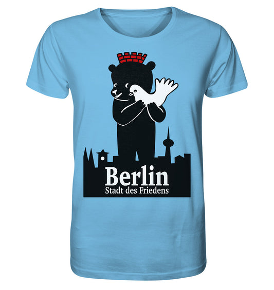 ORGANIC BIO SHIRT UNISEX • BERLIN - STADT DES FRIEDENS - PLAKAT 1984