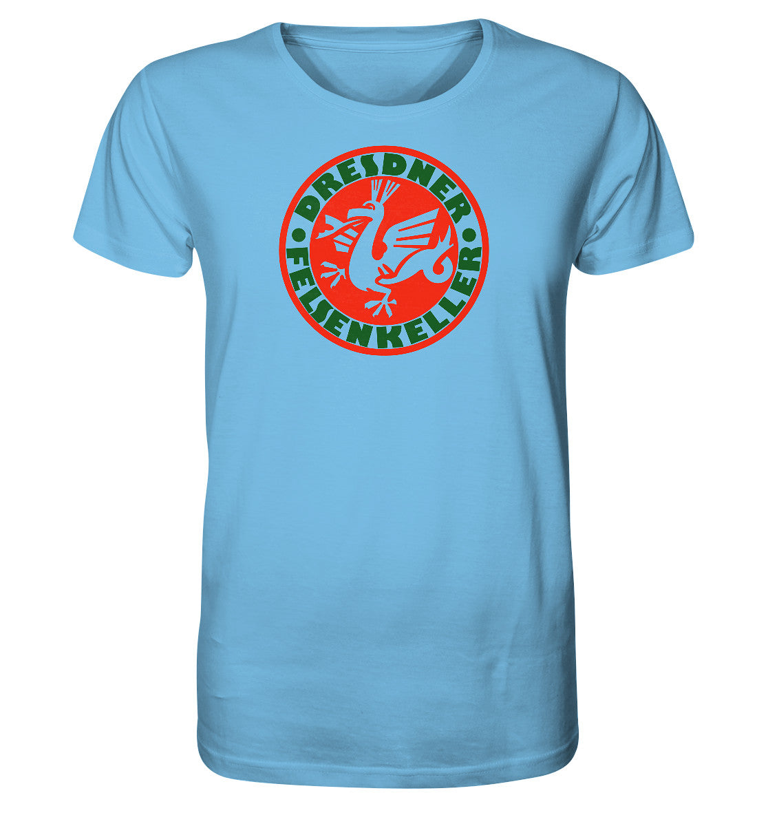 ORGANIC BIO SHIRT UNISEX • VEB DRESDNER FELSENKELLER - BIERDECKEL