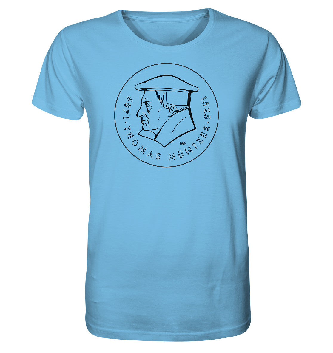 ORGANIC BIO SHIRT UNISEX • THOMAS MÜNTZER - DDR MÜNZE