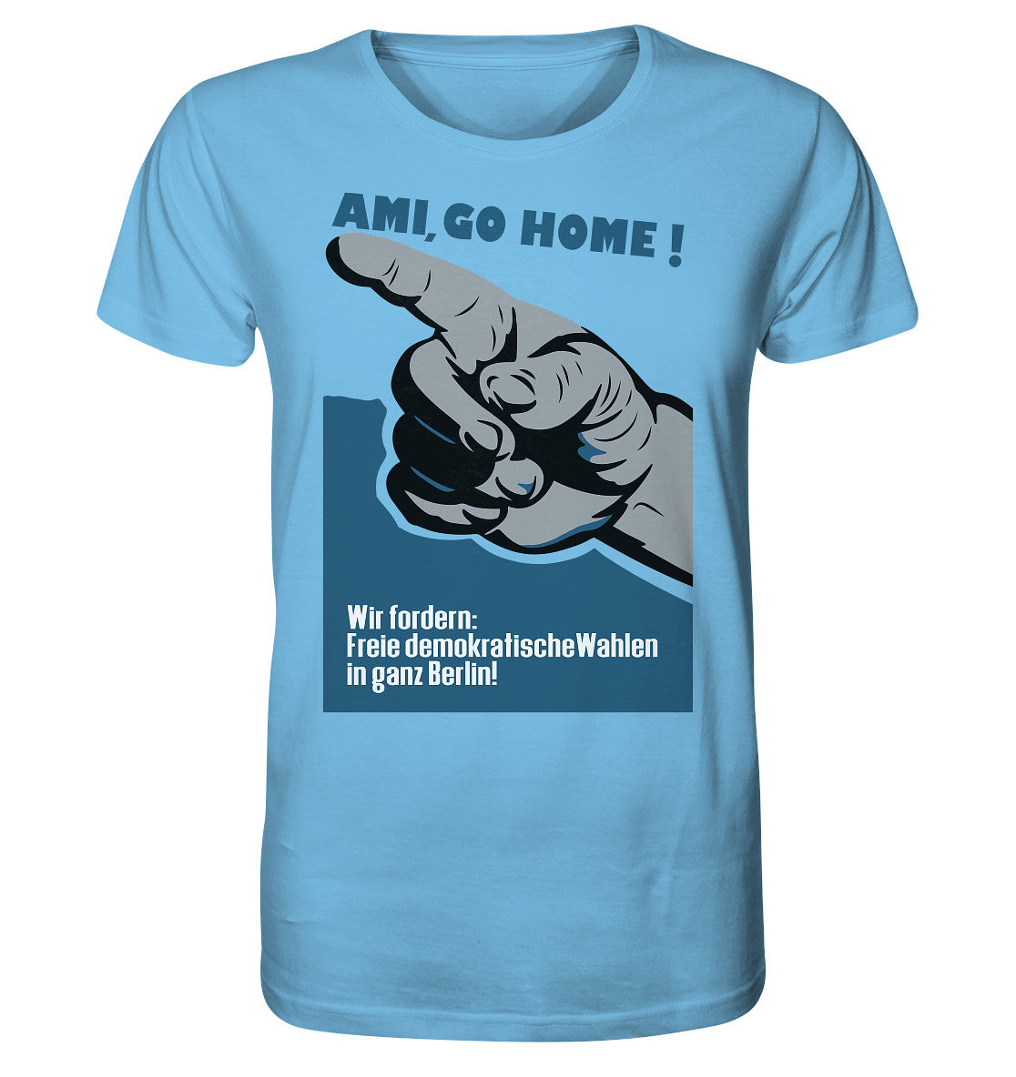ORGANIC BIO SHIRT UNISEX • AMI GO HOME! ORIGINALPLAKAT 1950