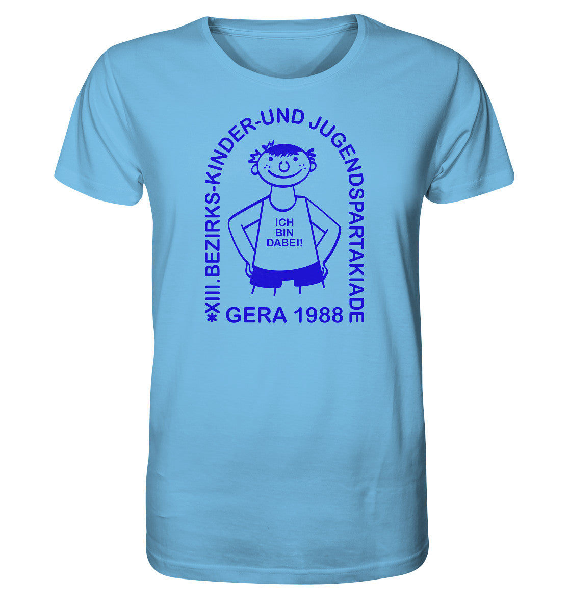 ORGANIC BIO SHIRT UNISEX • JUGENDSPARTAKIADE - GERA 1988
