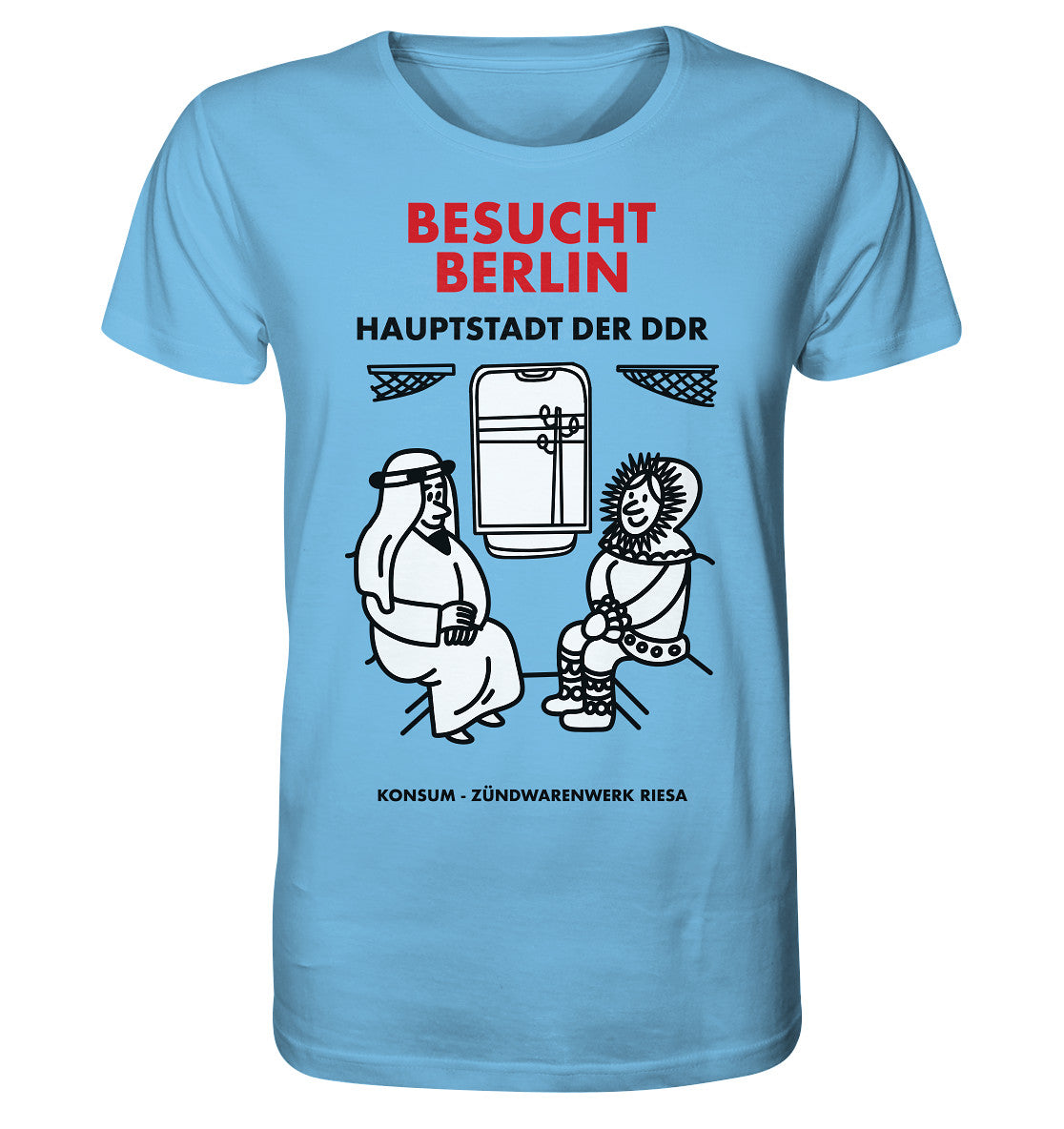 ORGANIC BIO SHIRT UNISEX • RIESA STREICHHÖLZER - BESUCHT BERLIN