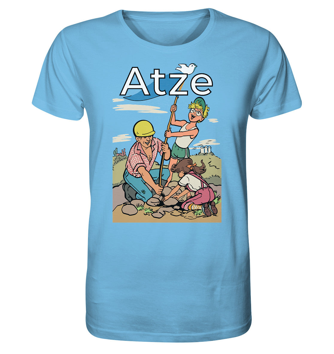 ORGANIC BIO SHIRT UNISEX • ATZE - TITEL FRIEDENSFLAGGE