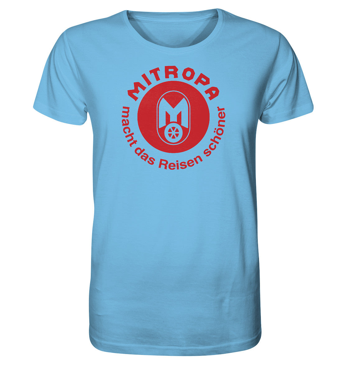ORGANIC BIO SHIRT UNISEX • MITROPA MACHT DAS REISEN SCHÖNER - dunkel
