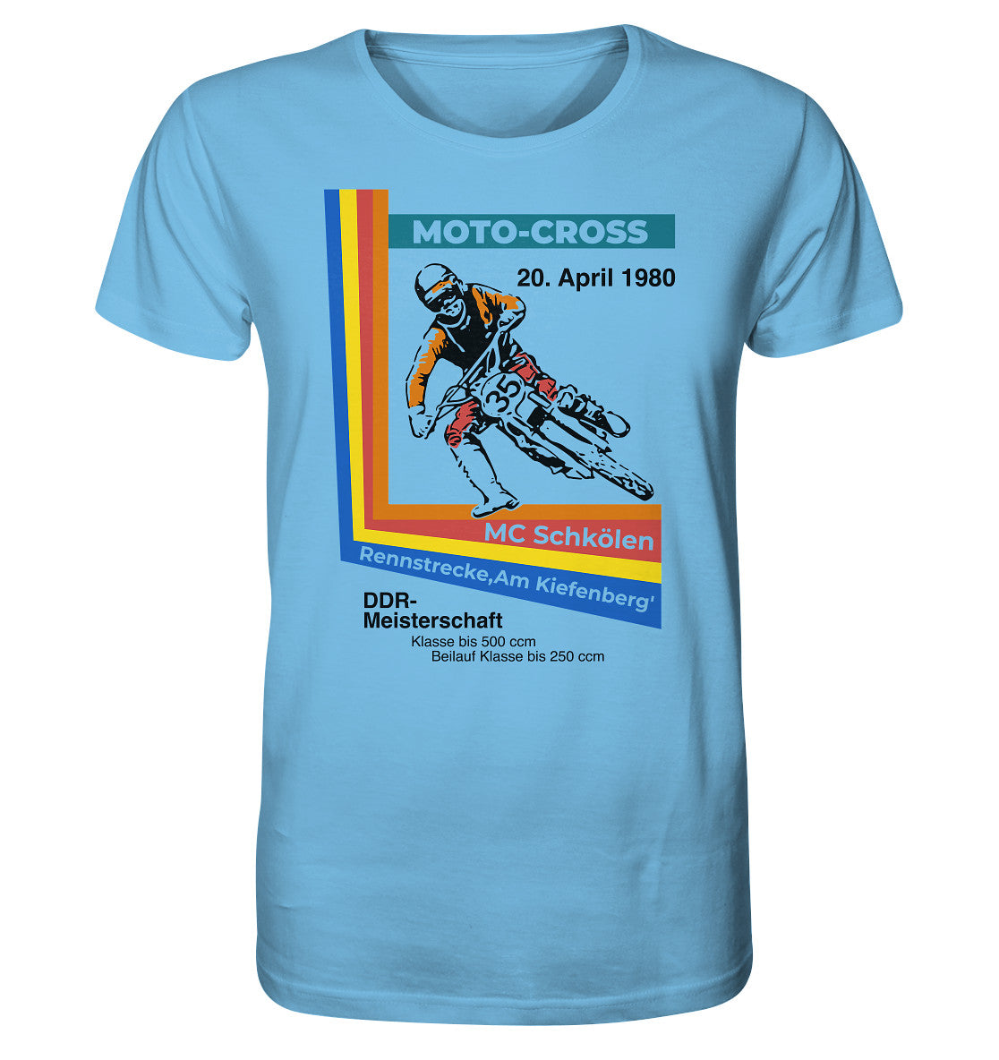 ORGANIC BIO SHIRT UNISEX • DDR MOTOCROSS MEISTERSCHAFT 1980