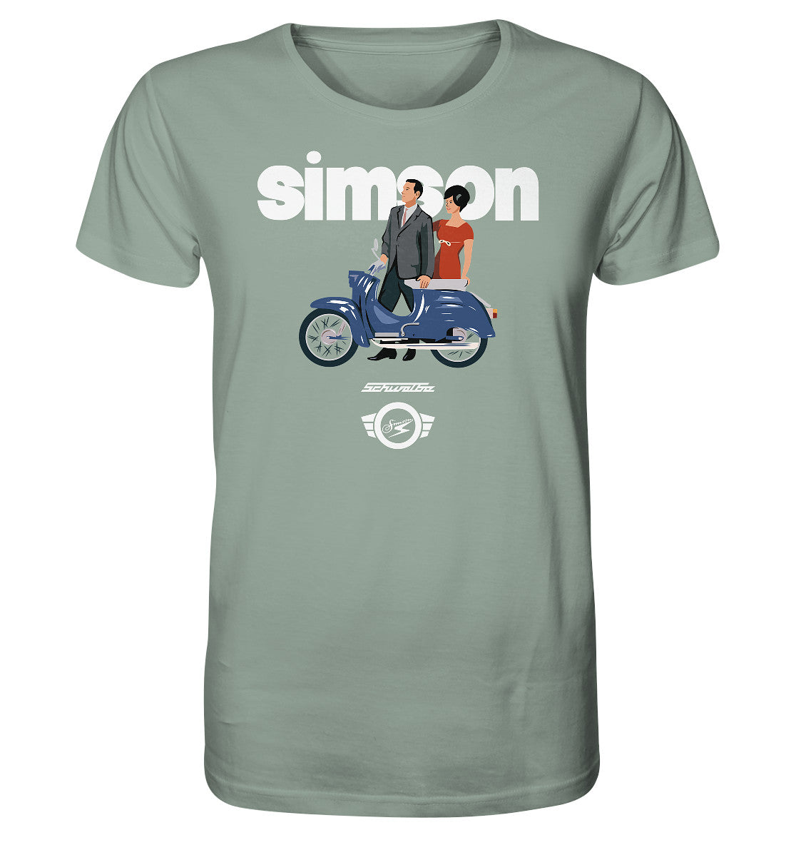 ORGANIC BIO SHIRT UNISEX • SIMSON SCHWALBE - ORIGINAL WERBUNG 1964