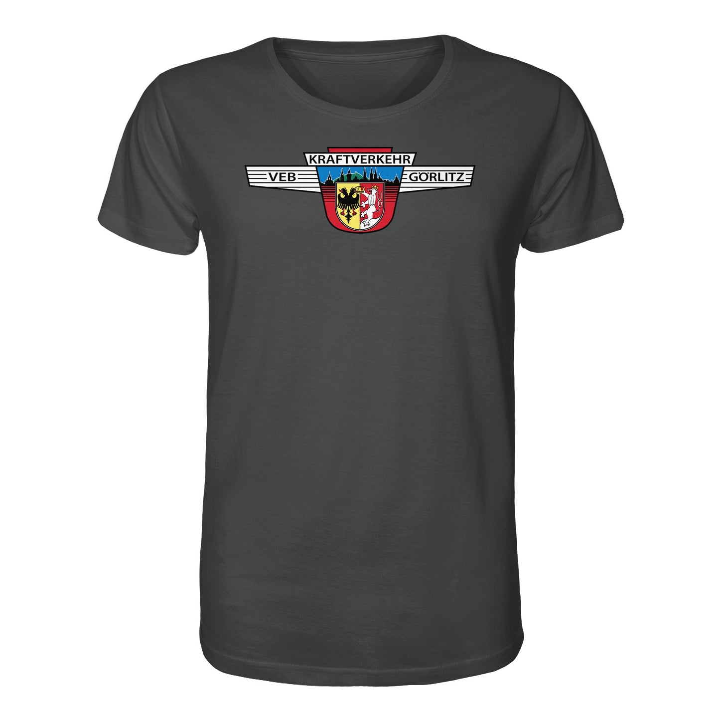 DDR Ostalgie Bio-Shirt Unisex • VEB KRAFTVERKEHR GÖRLITZ