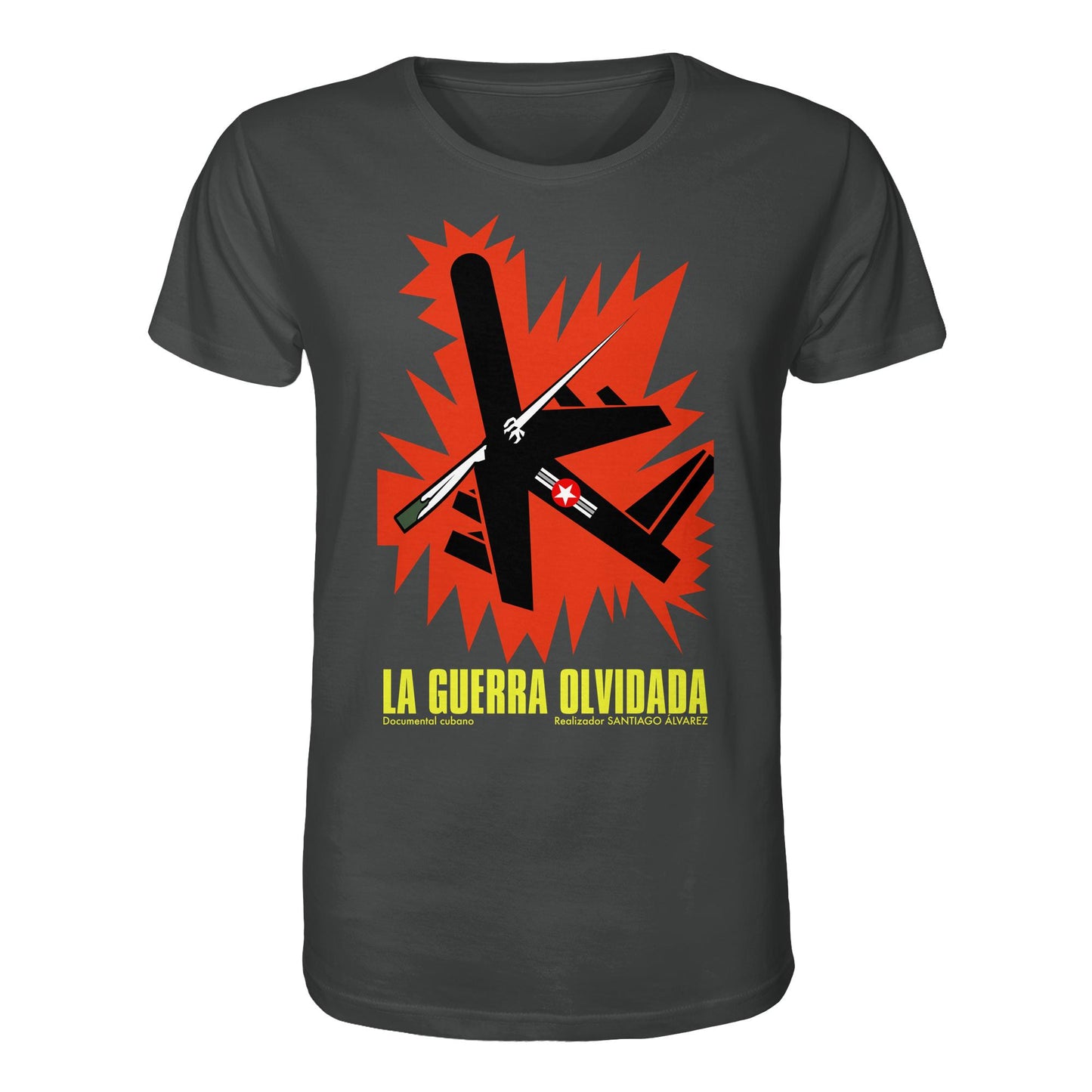 DDR Ostalgie Bio-Shirt Unisex • KUBA - LA GUERRA OLVIDADA (ORIGINAL POSTER)
