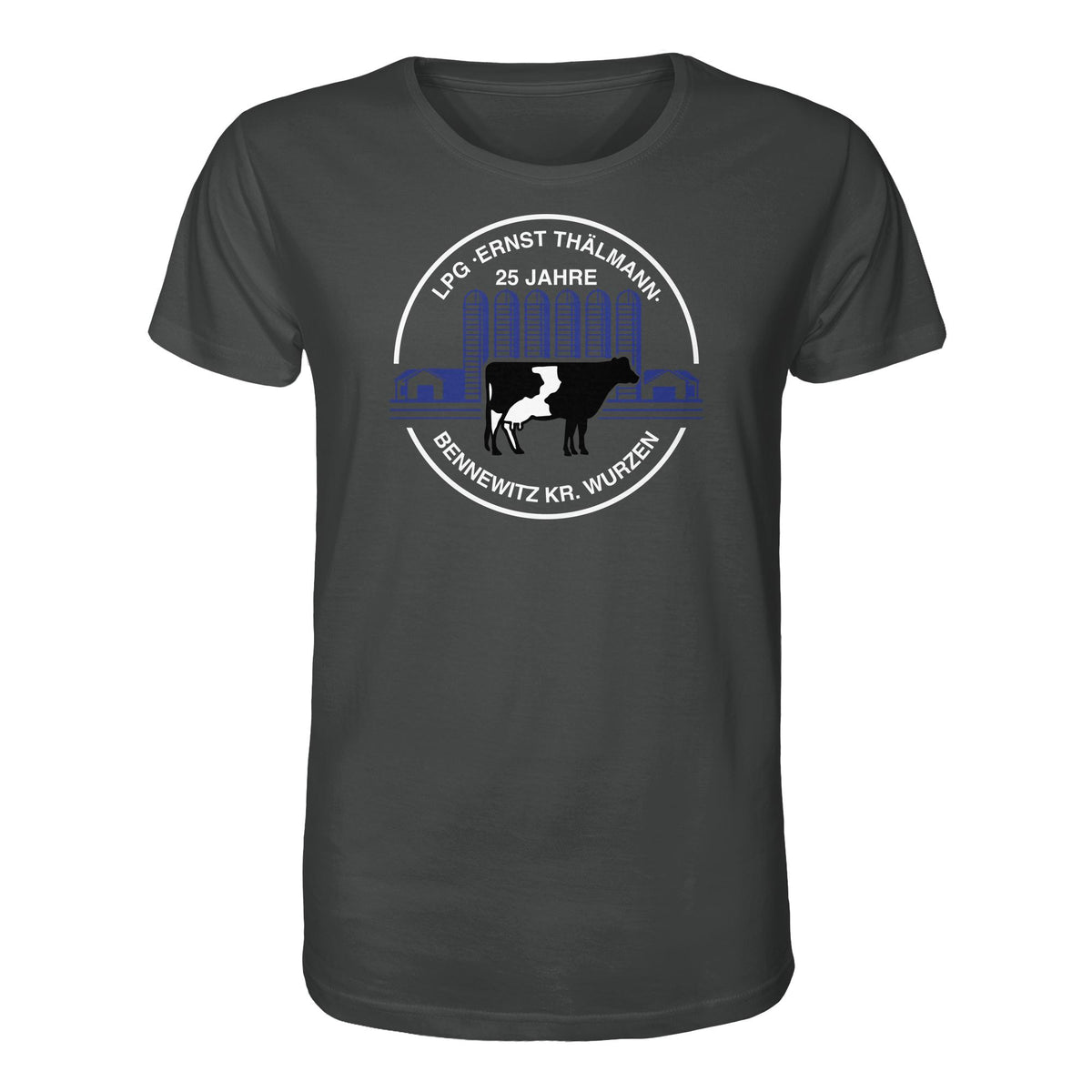 DDR Ostalgie Bio-Shirt Unisex • LPG ERNST THÄLMANN BENNEWITZ - WURZEN