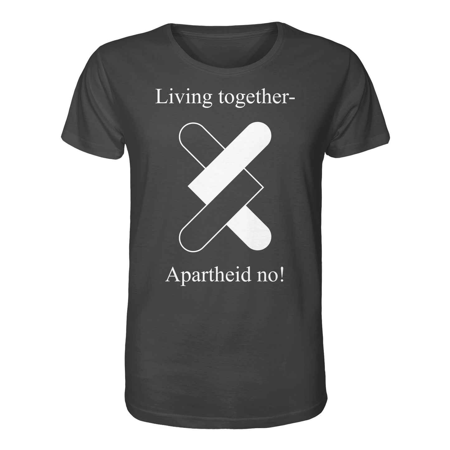 DDR Ostalgie Bio-Shirt Unisex • APARTHEID NO! (ORIGINAL POSTER)