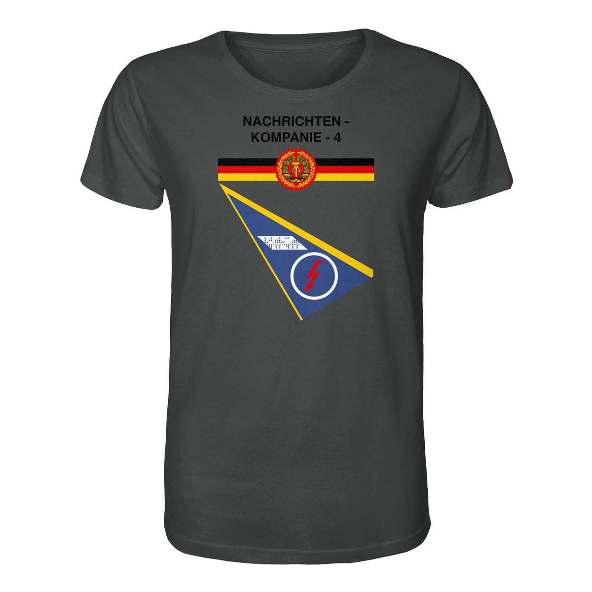 DDR Ostalgie Bio-Shirt Unisex • NVA - NACHRICHTENKOMPANIE 4