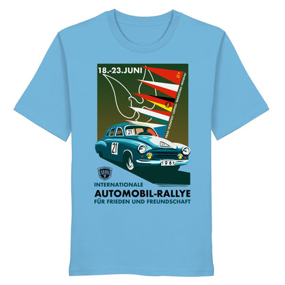 ORGANIC BIO SHIRT UNISEX • INTERNATIONALE RALLYE WARTBURG 1961 (ORIGINAL-PLAKAT)