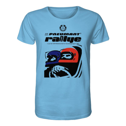 ORGANIC BIO SHIRT UNISEX • 22. PNEUMANT RALLYE 1982 (ORIGINAL DDR-PLAKAT)