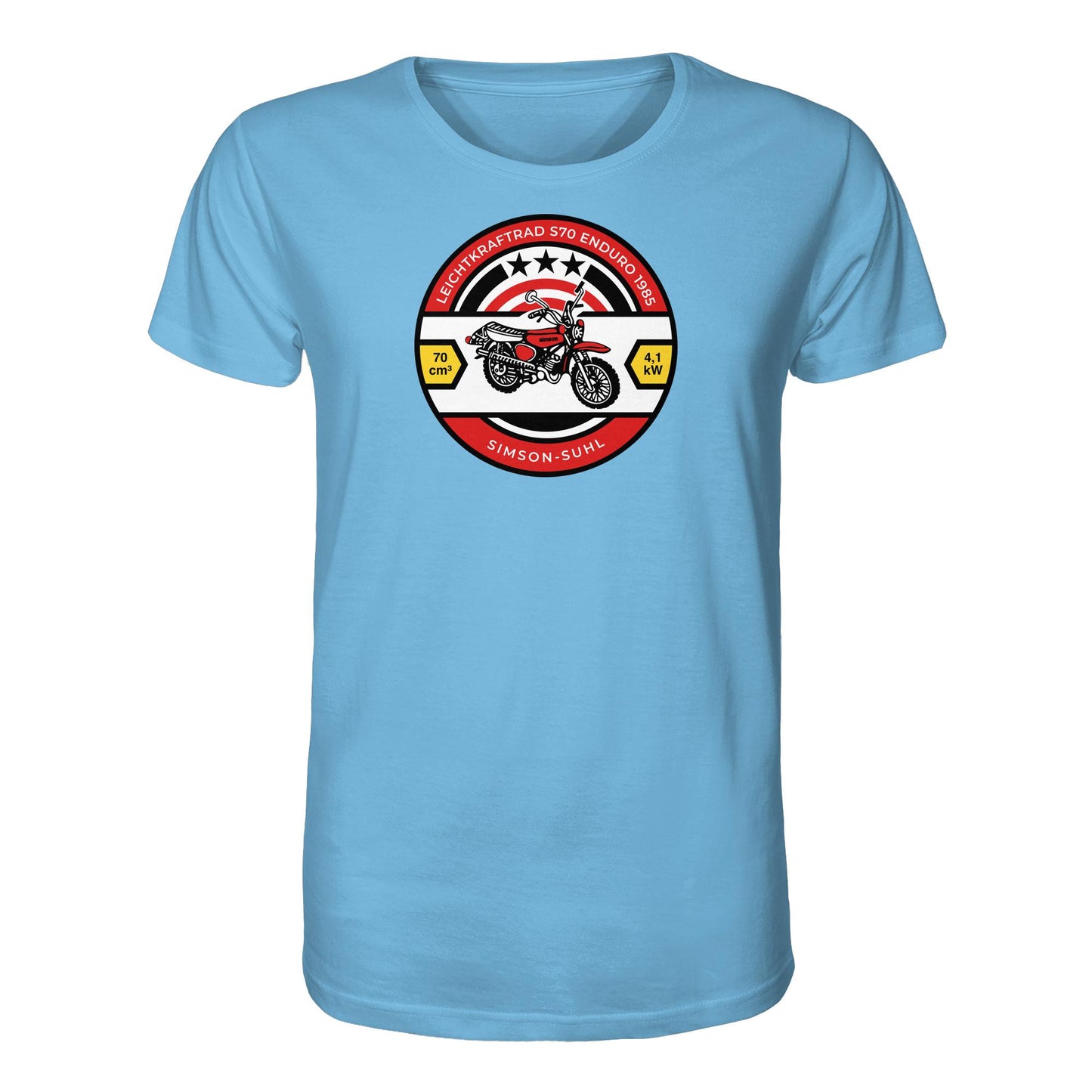 ORGANIC BIO SHIRT UNISEX • SIMSON S70 - ORIGINAL BIERDECKEL