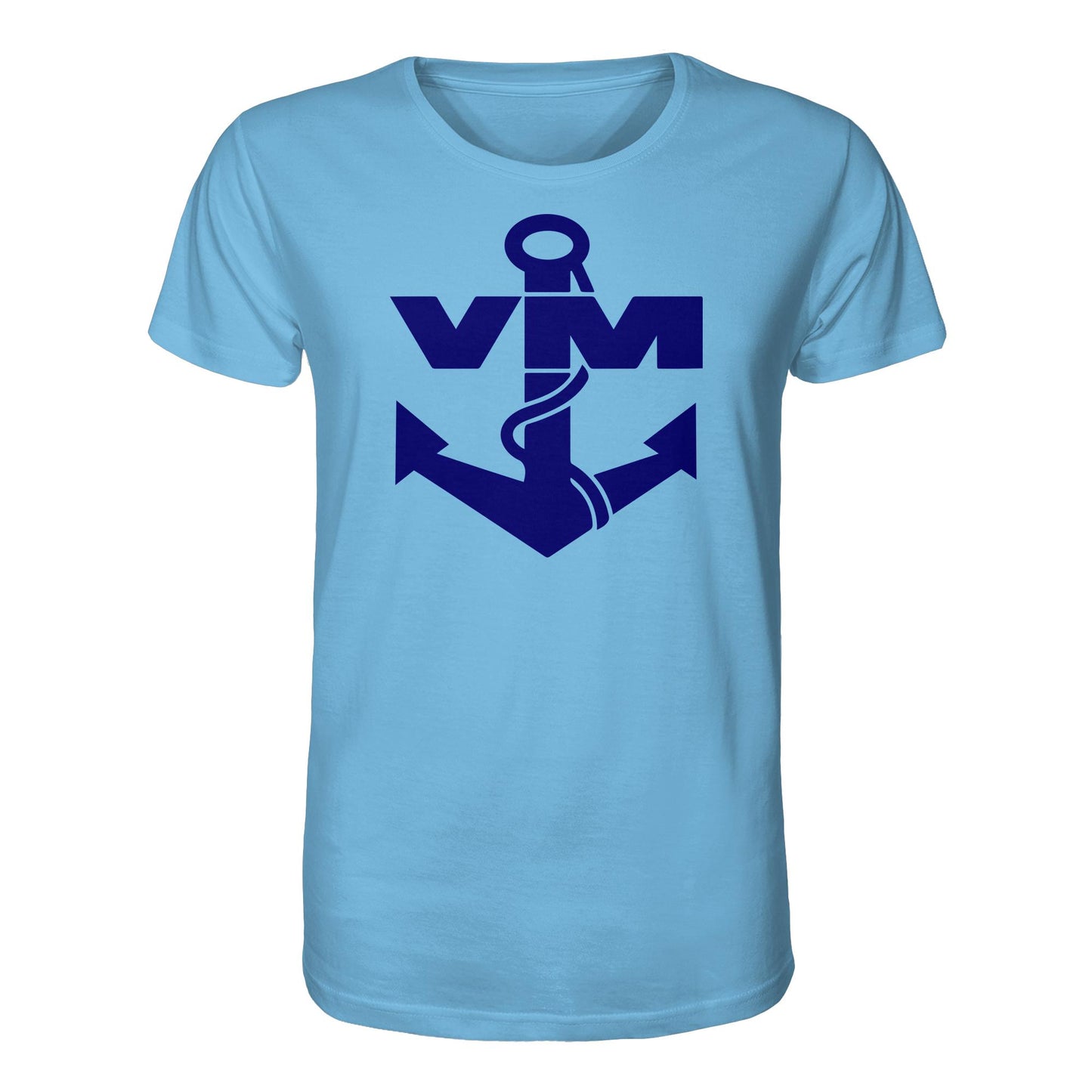 DDR Ostalgie Bio-Shirt Unisex • NVA EMBLEM - VOLKSMARINE SEESTREITKRÄFTE - BRUST