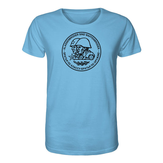 DDR Ostalgie Bio-Shirt Unisex • KLASSENBRÜDER SIND WAFFENBRÜDER (NVA)