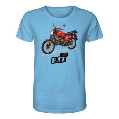 ORGANIC BIO SHIRT UNISEX • MZ ETZ 150 ROT (ORIGINAL DDR-PLAKAT)