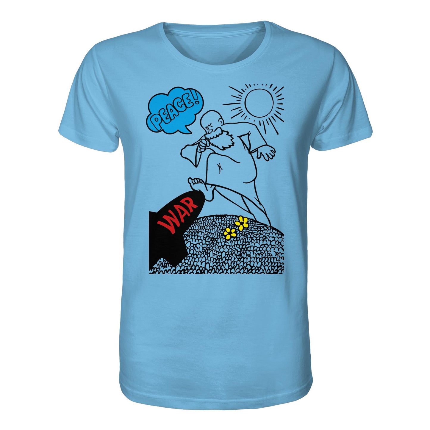 ORGANIC BIO SHIRT UNISEX • PEACE & WAR (ORIGINAL DDR-PLAKAT)